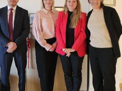 Anu Juvonen, Jelena Hrnjak, poseta, finska, Atina